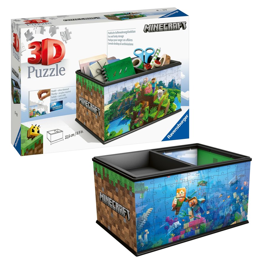 Ravensburger Minecraft storage box 3D puzzle