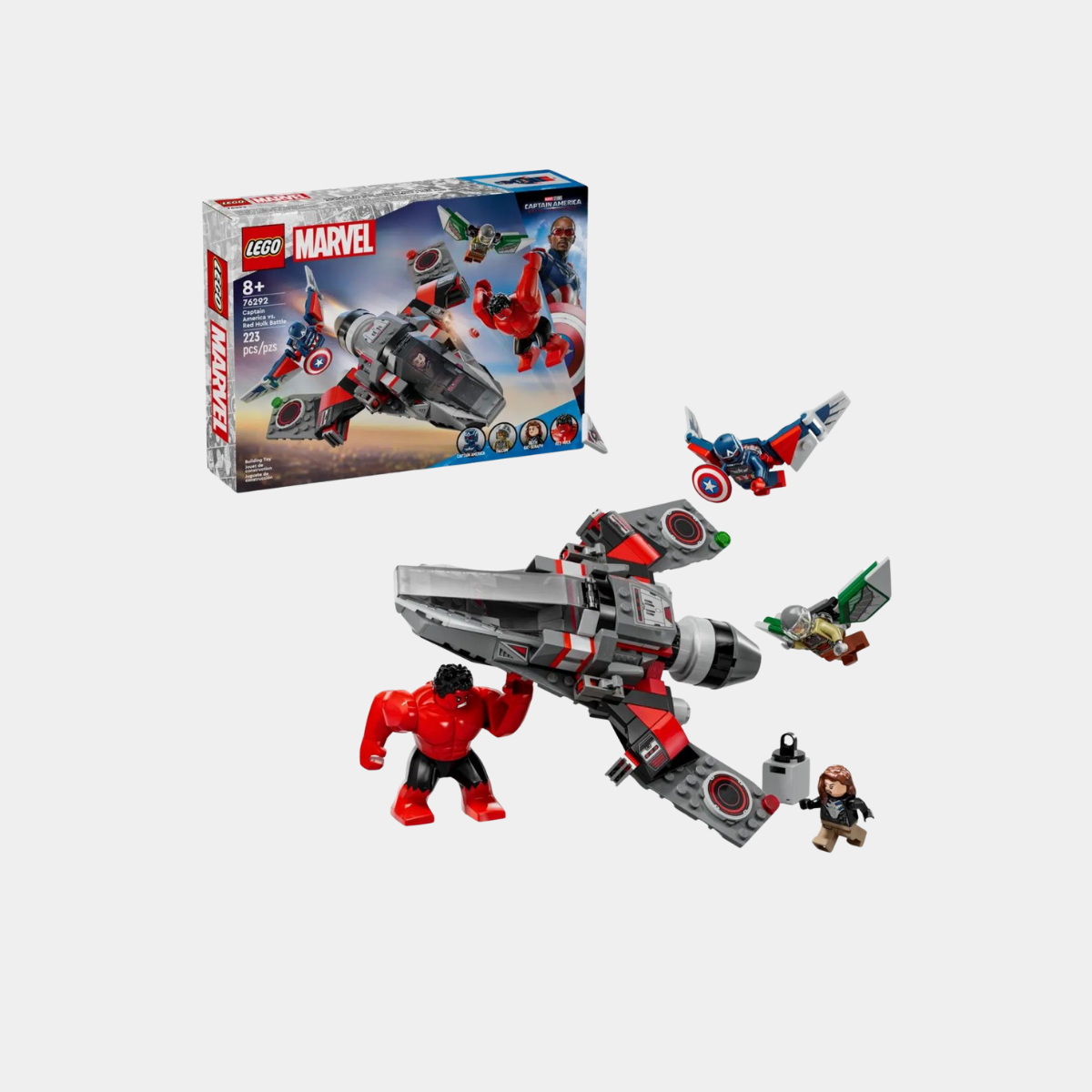 Captain America vs Red Hulk Battle LEGO Marvel 76292