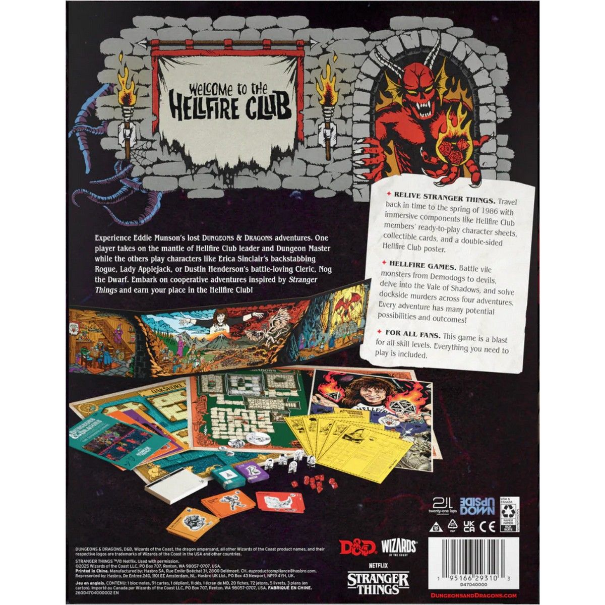 Dungeons & Dragons - Stranger Things Welcome to the Hellfire Club Boxed Set
