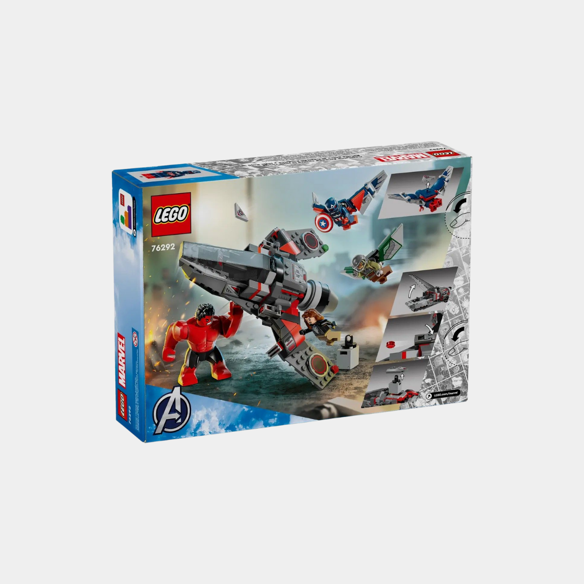Captain America vs Red Hulk Battle LEGO Marvel 76292