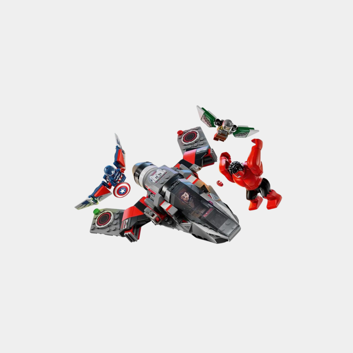 Captain America vs Red Hulk Battle LEGO Marvel 76292