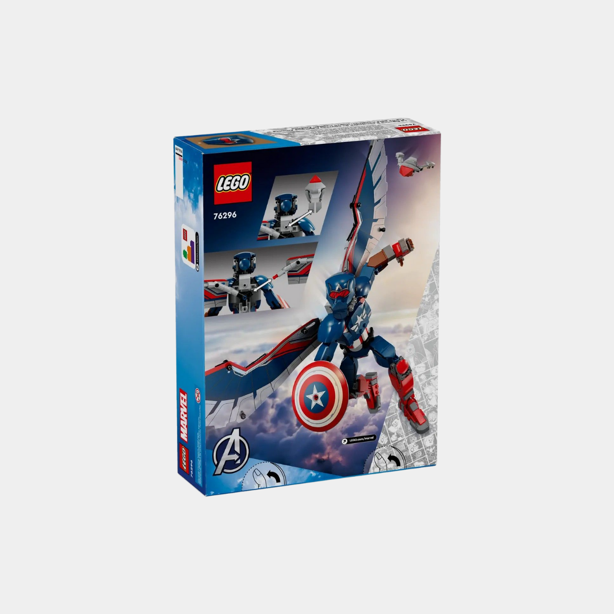 New Captain America Construction Figure LEGO Marvel 76296