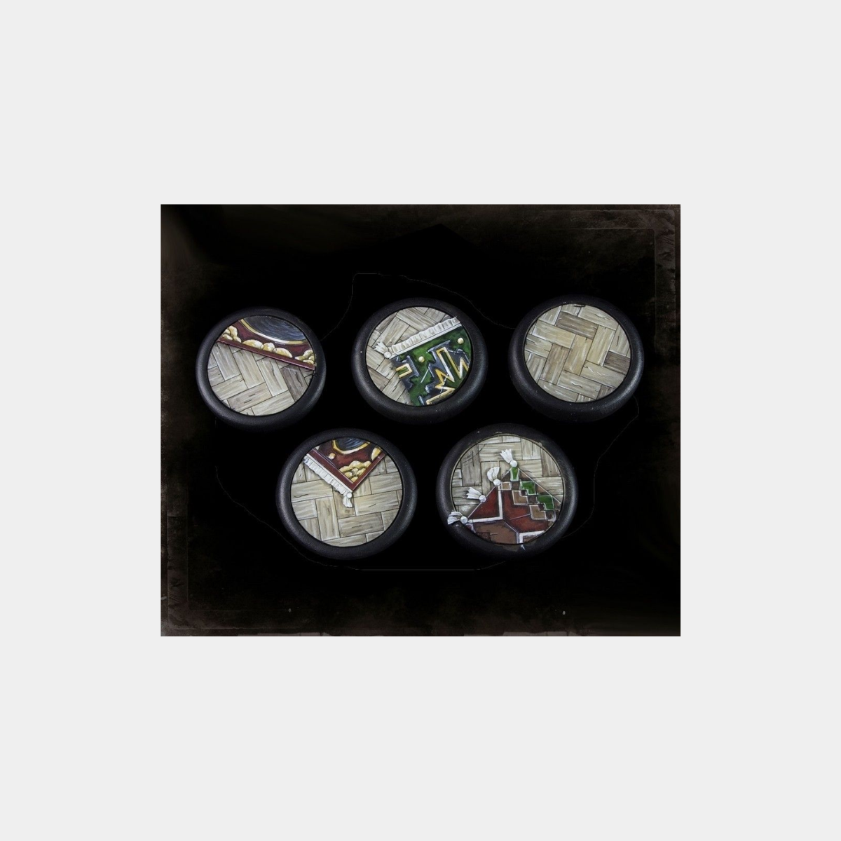 Malifaux Lucius Office Base Tops - 50mm