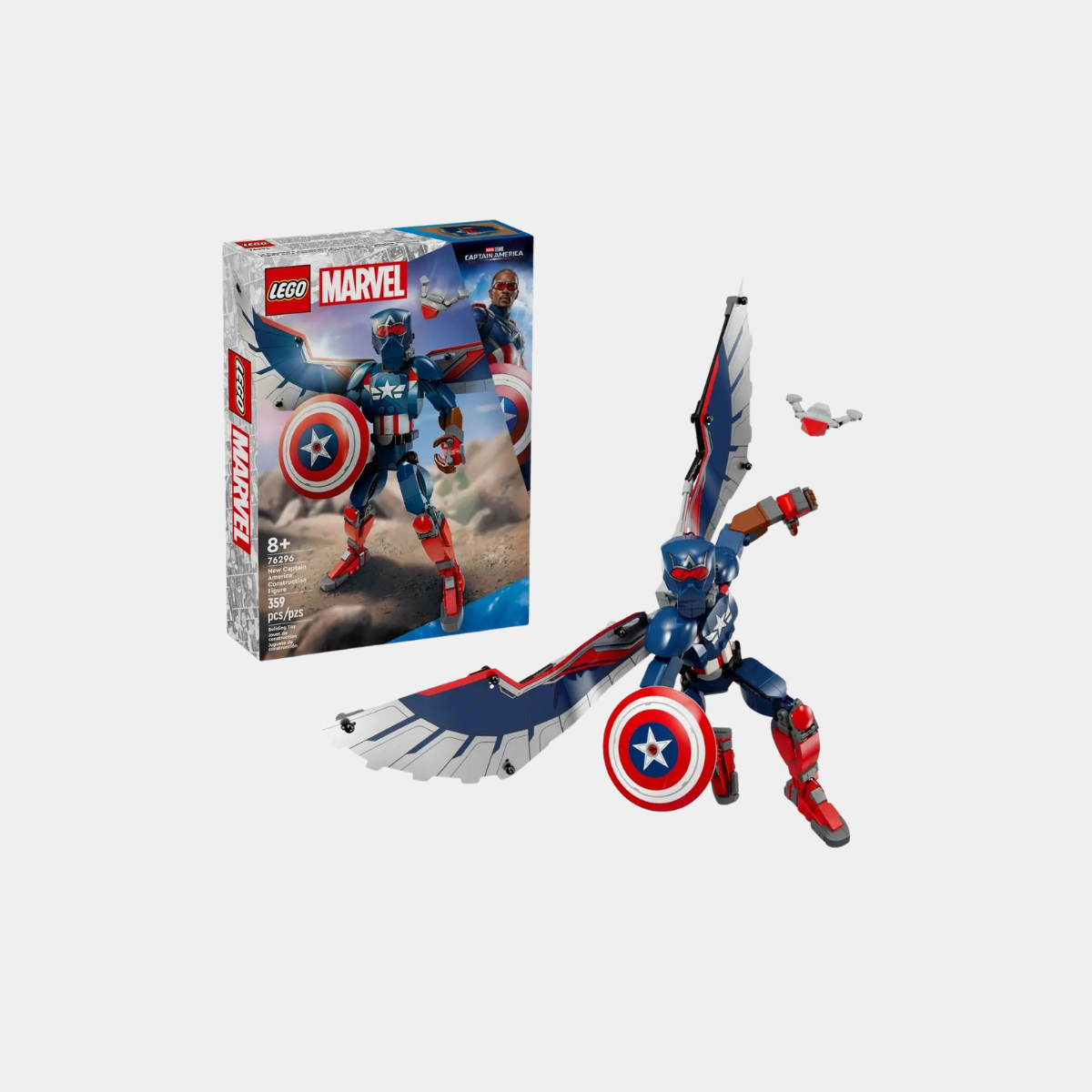 New Captain America Construction Figure LEGO Marvel 76296
