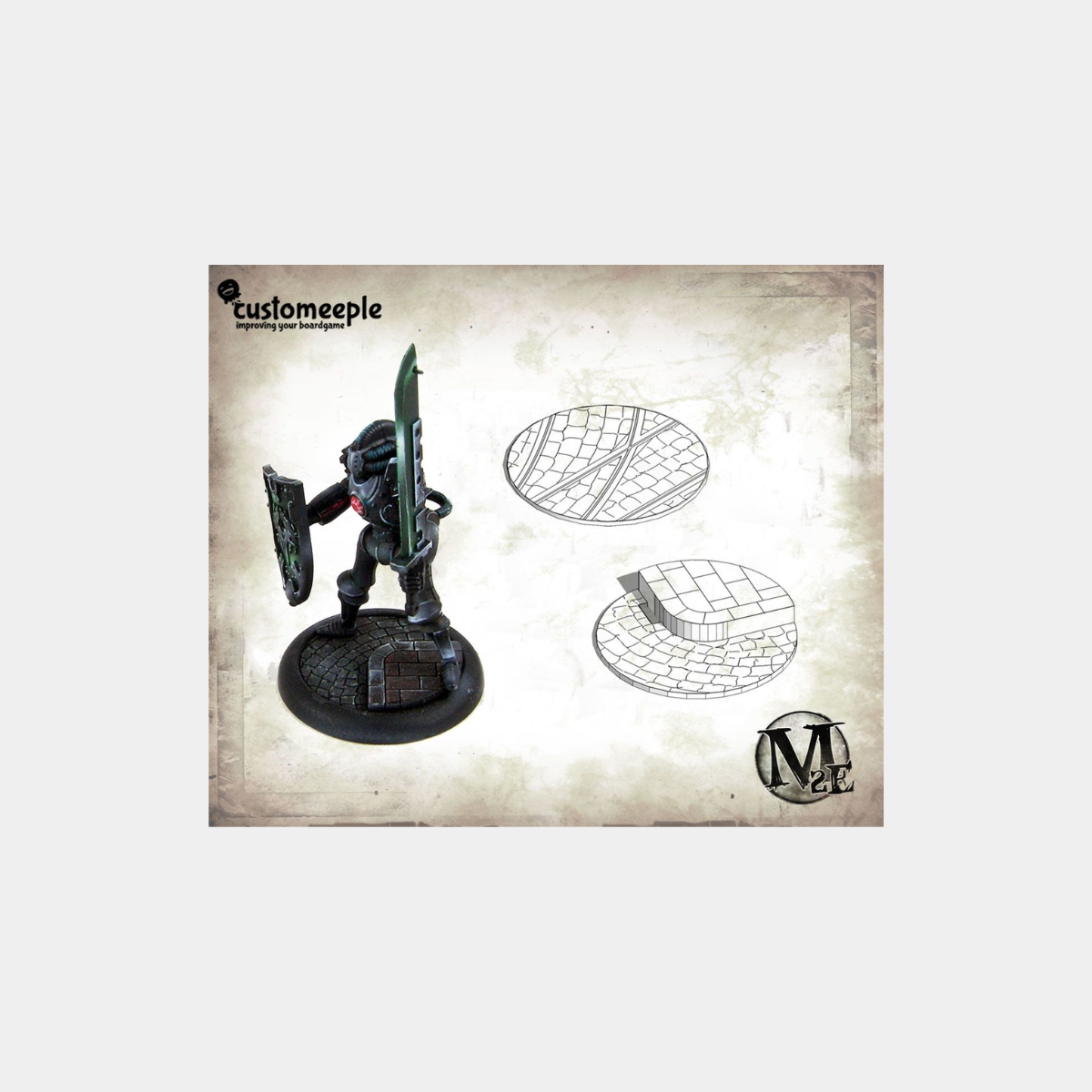 Malifaux Streets Base Tops - 30mm