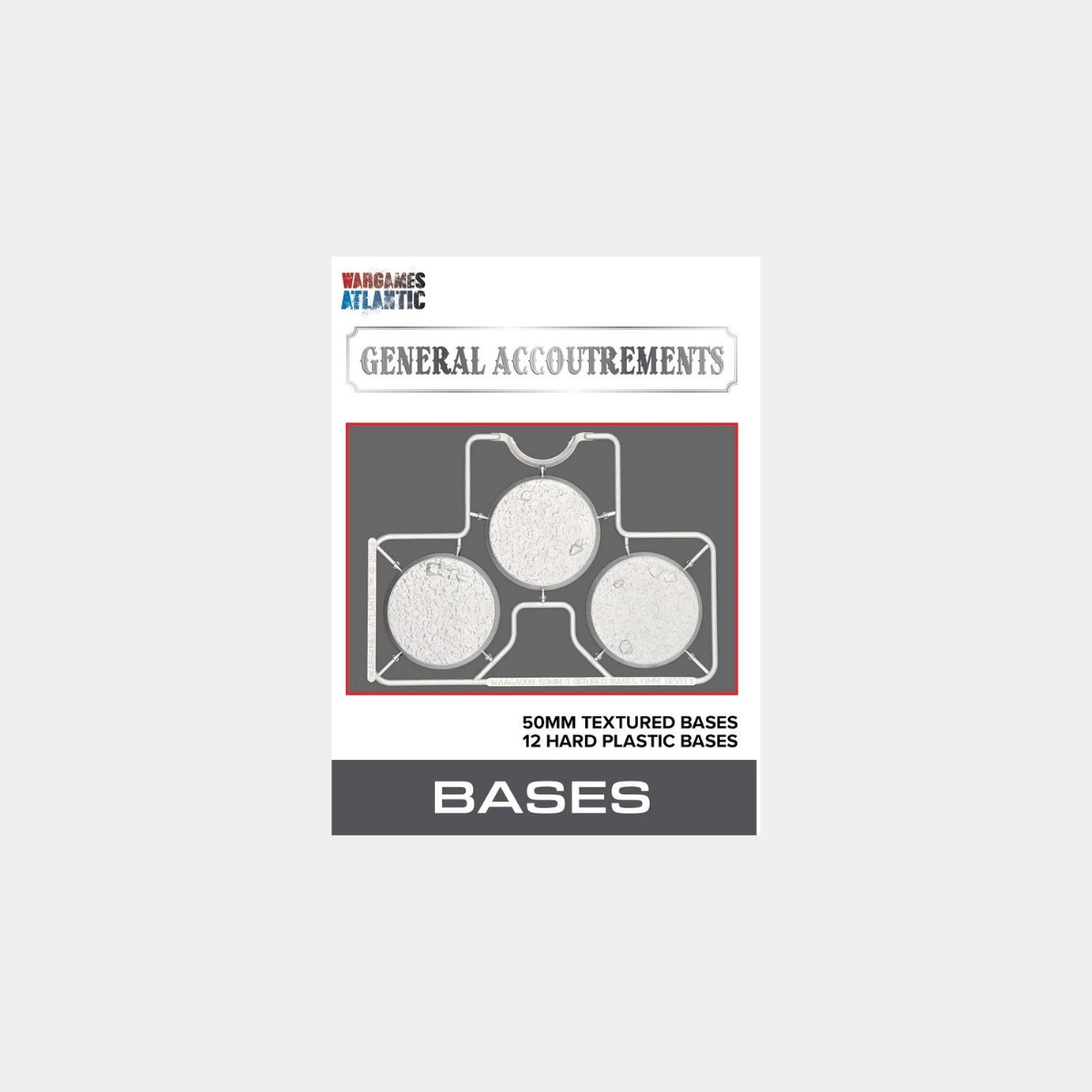 50mm Textured Bases (3mm Bevel)