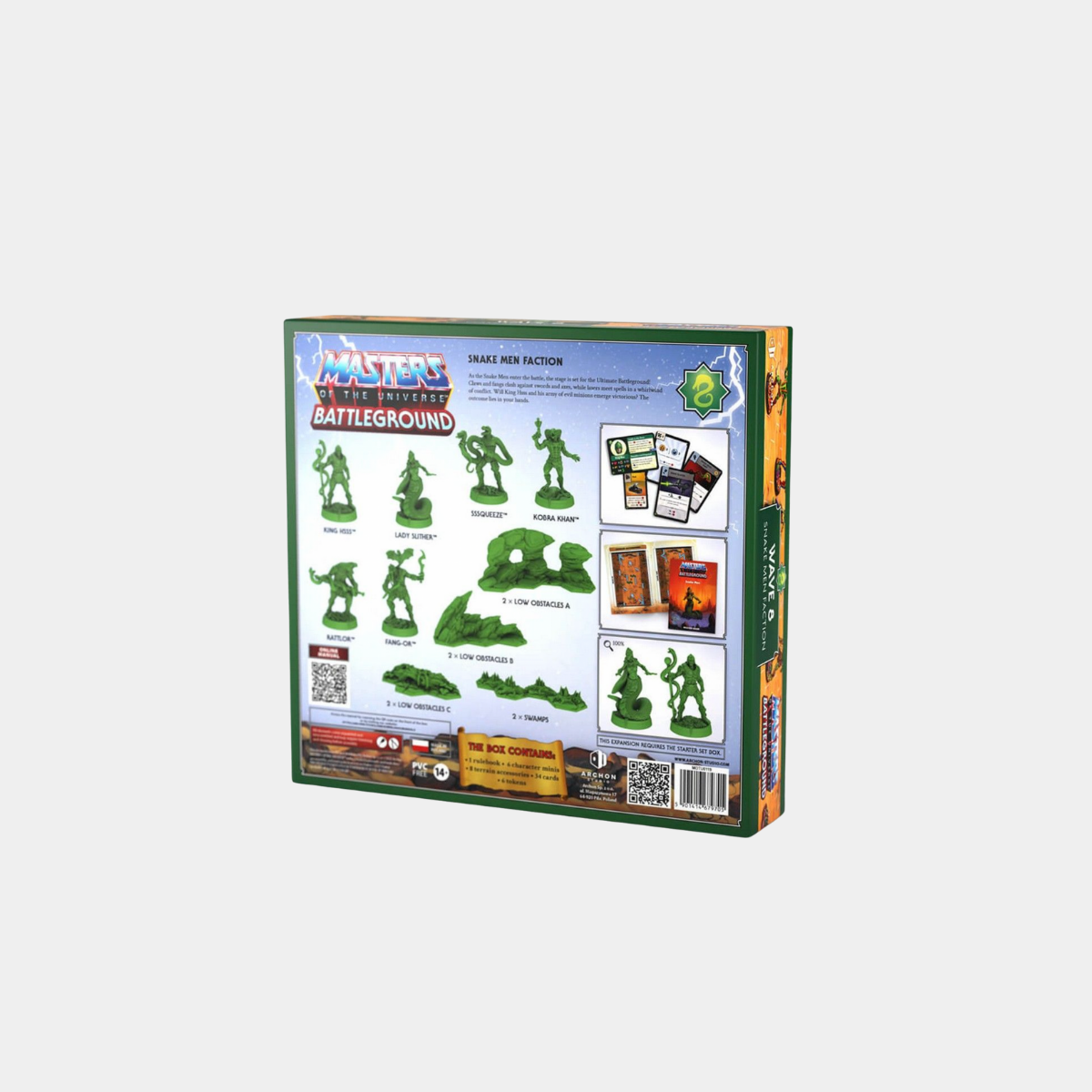 Masters of the Universe Battleground Wave 8: Snake Men Faction - English