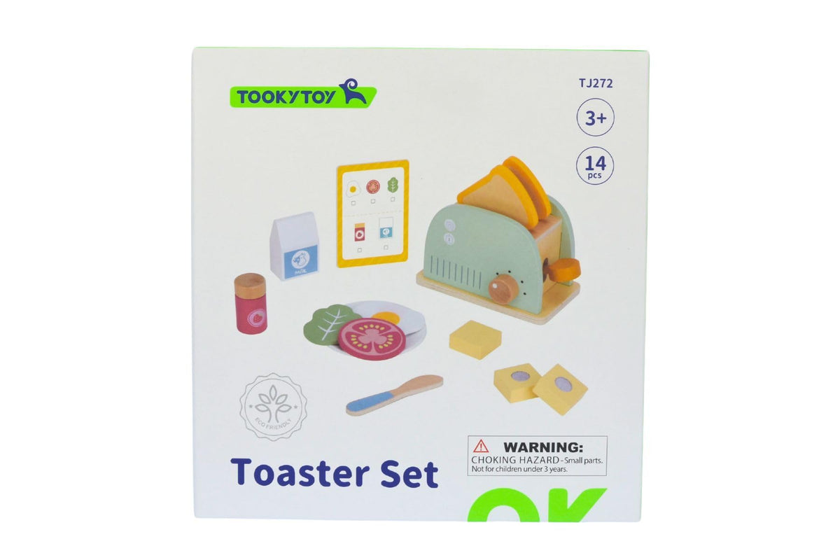 Wooden Toaster Set