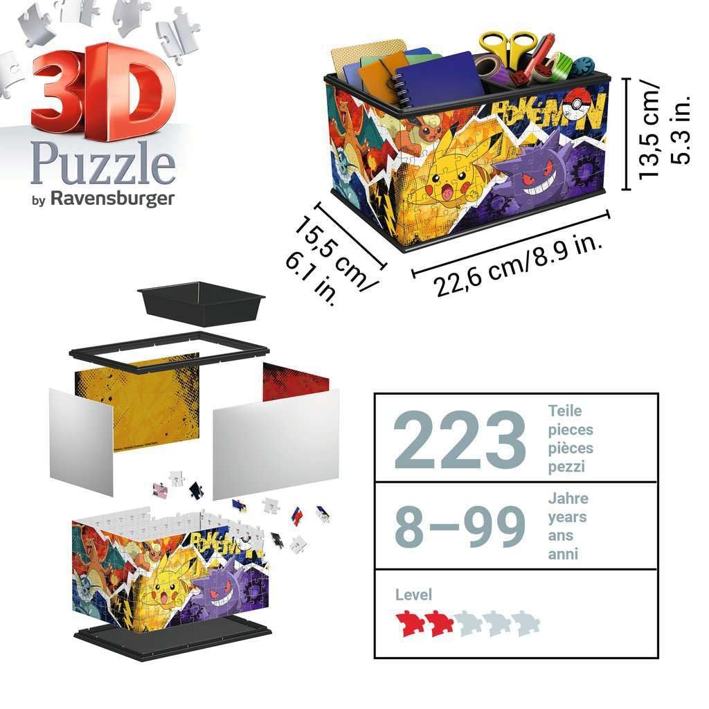Pokemon Storage Box 3D Puzzle 216pc
