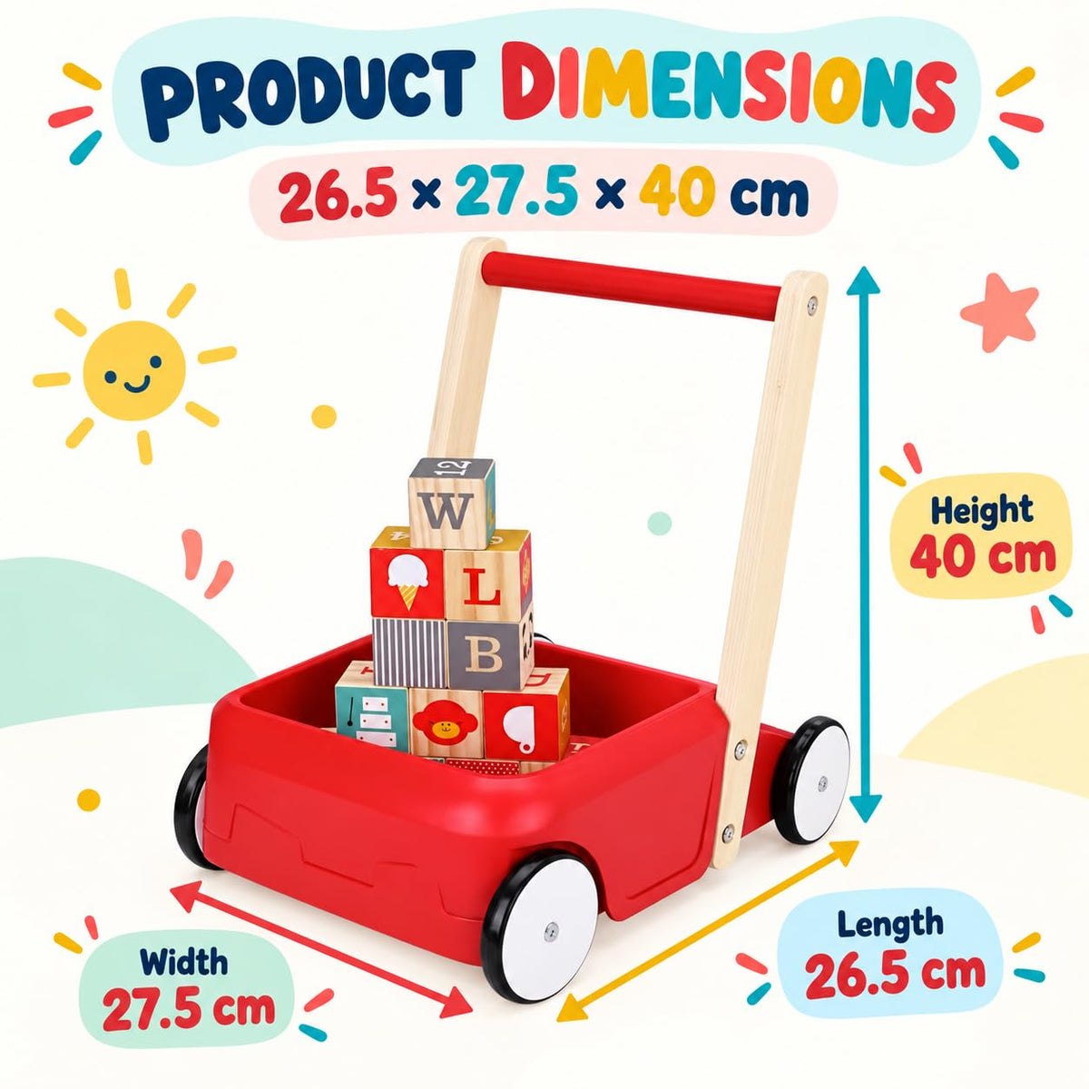 Wooden Baby Walker