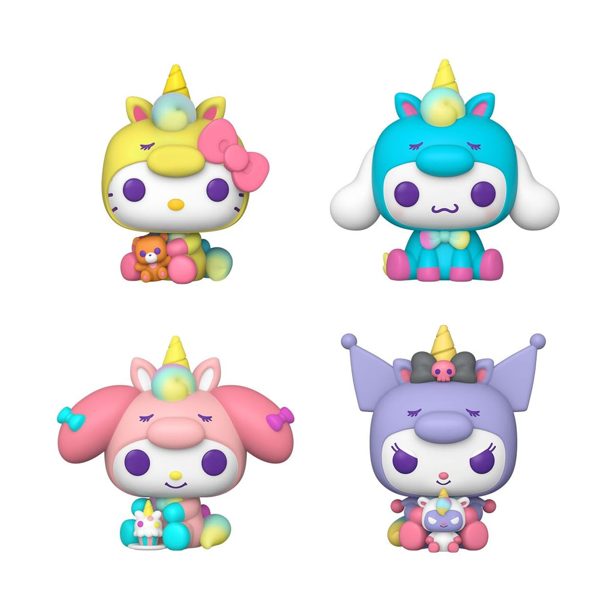 Pop! Vinyl - Hello Kitty (Unicorn Outfit) 4pk