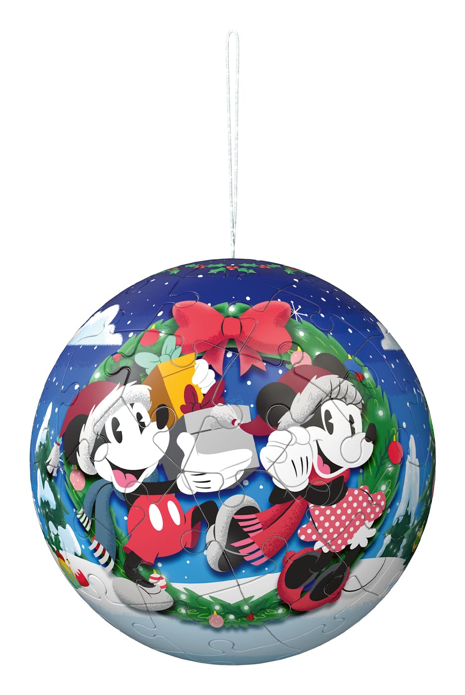 Disney Christmas Baubles 3D Puzzle 4x54pc