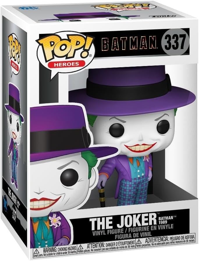 Pop! Vinyl - Batman 1989 - Joker w/Hat w/Chase