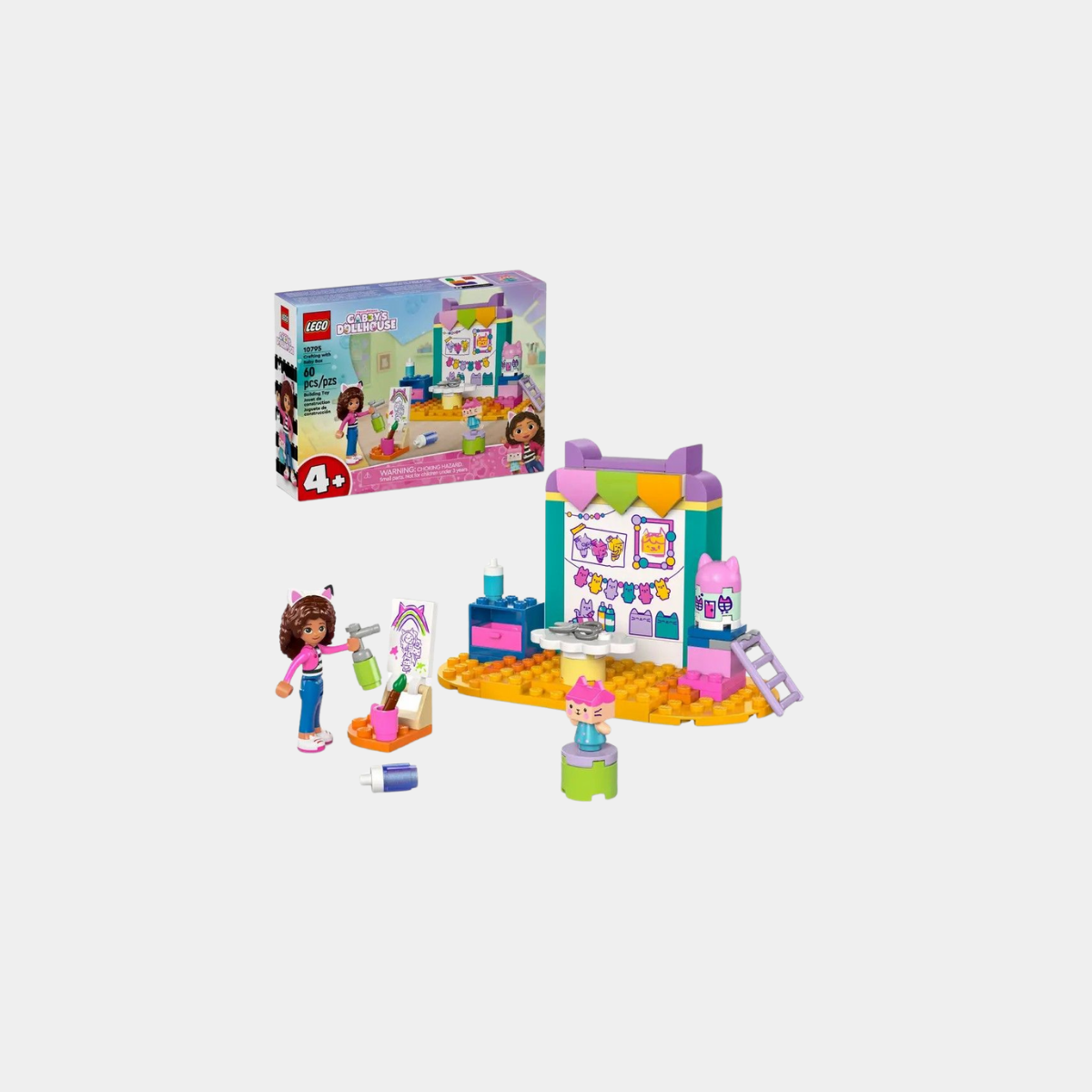 Crafting with Baby Box LEGO Gabby's Dollhouse 10795