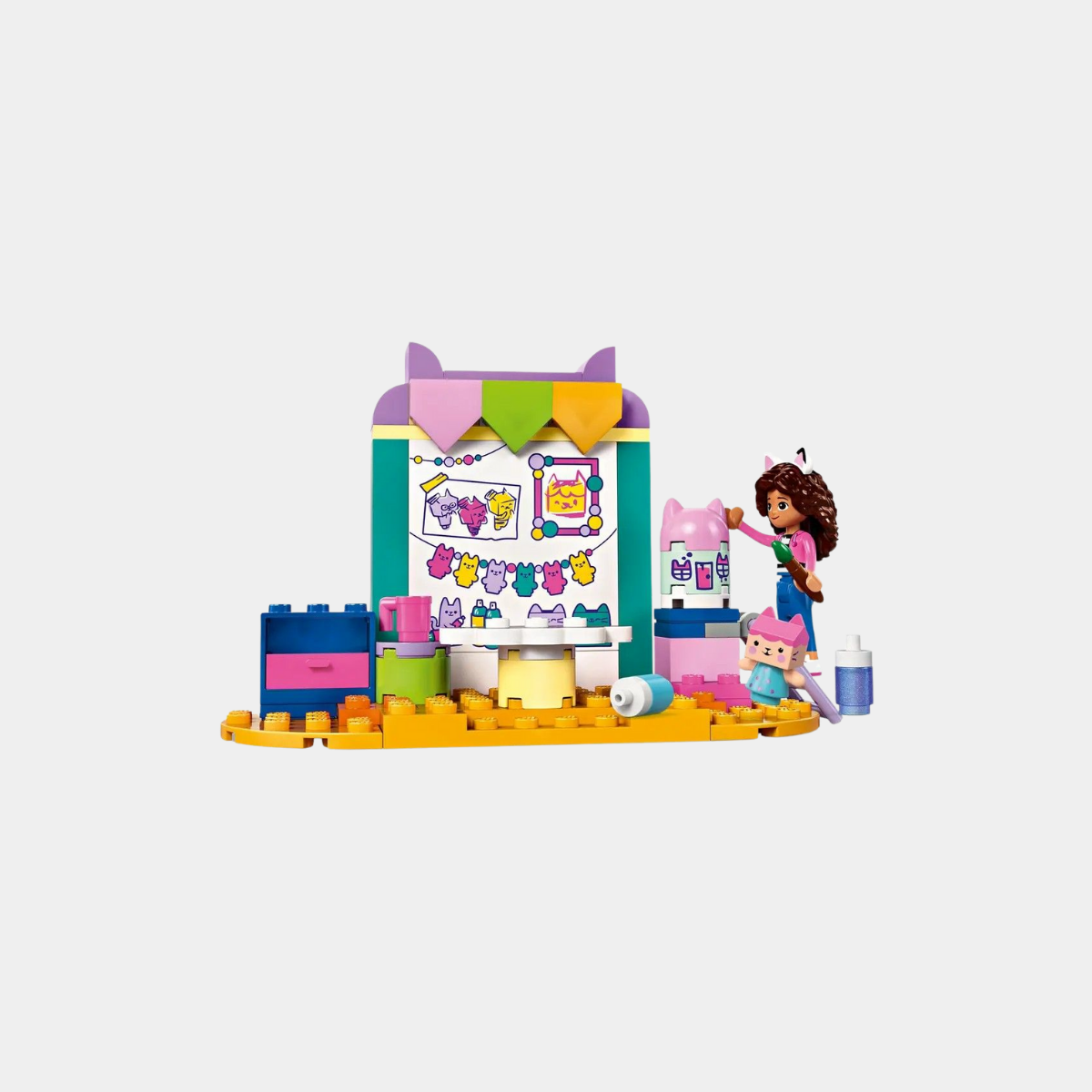 Crafting with Baby Box LEGO Gabby's Dollhouse 10795