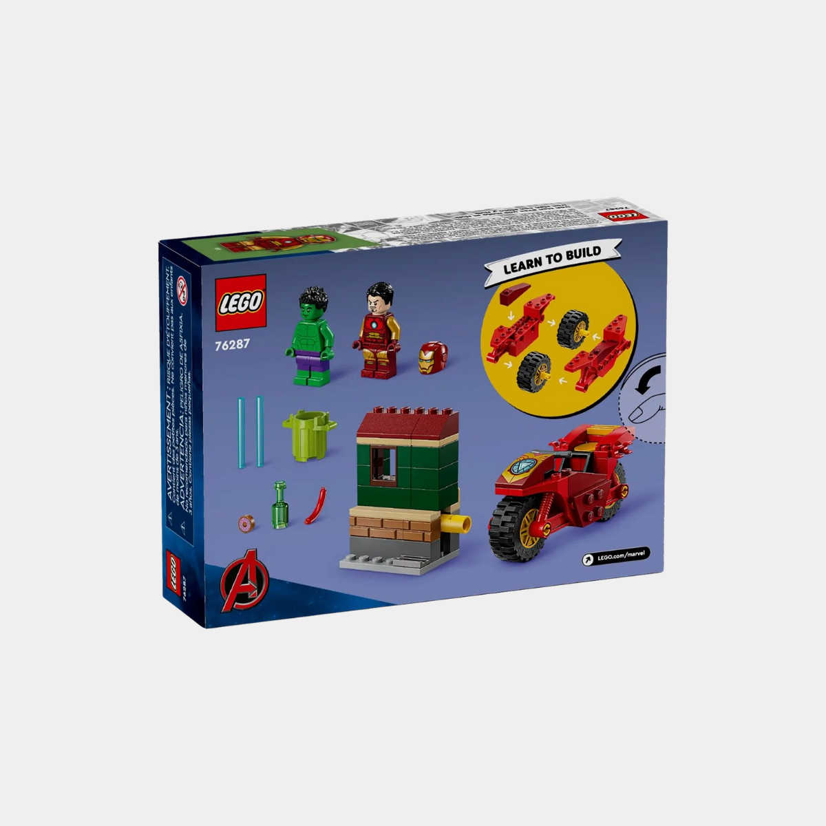 Iron Man with Bike and The Hulk LEGO Marvel 76287