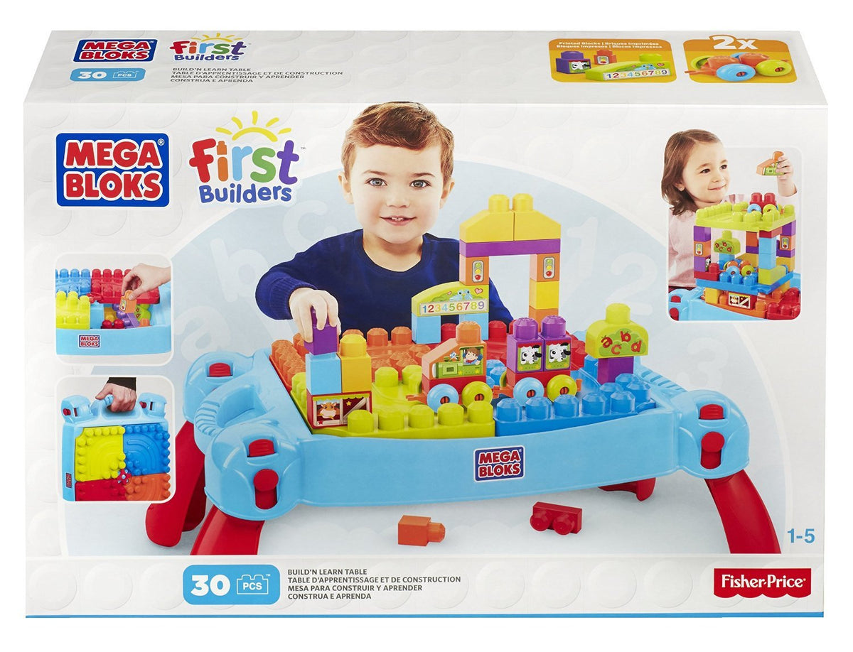 Mega Bloks - Build N Learn Table (Classic)