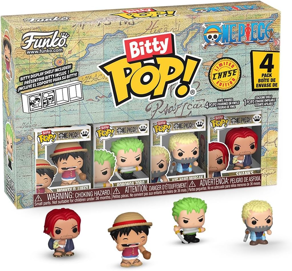 Bitty POP: One Piece - Luffy 4 Pack