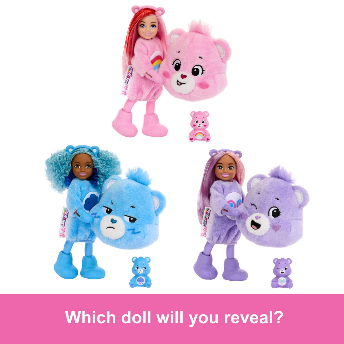Barbie Chelsea Cutie Reveal Doll Care Bears