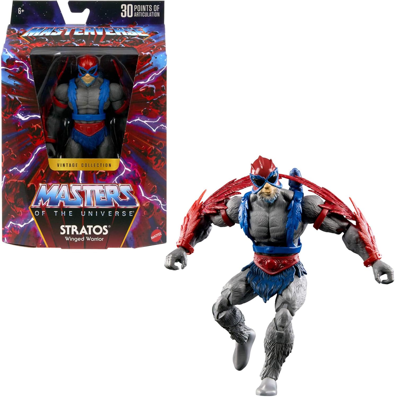 Masters of the Universe Masterverse Vintage Collection Action Figure Stratos 18 cm