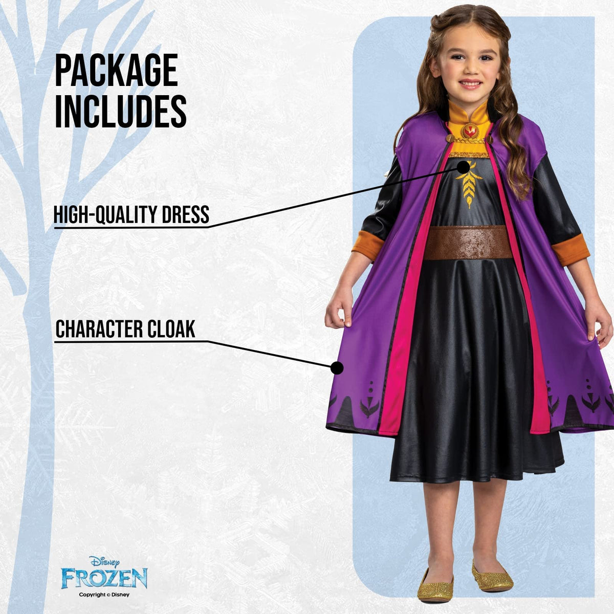 Disney Frozen 2 Anna Traveling Classic M (7-8)