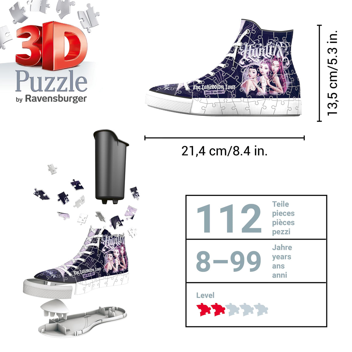 KPop Demon Hunters Trainer 3D Puzzle 108pc