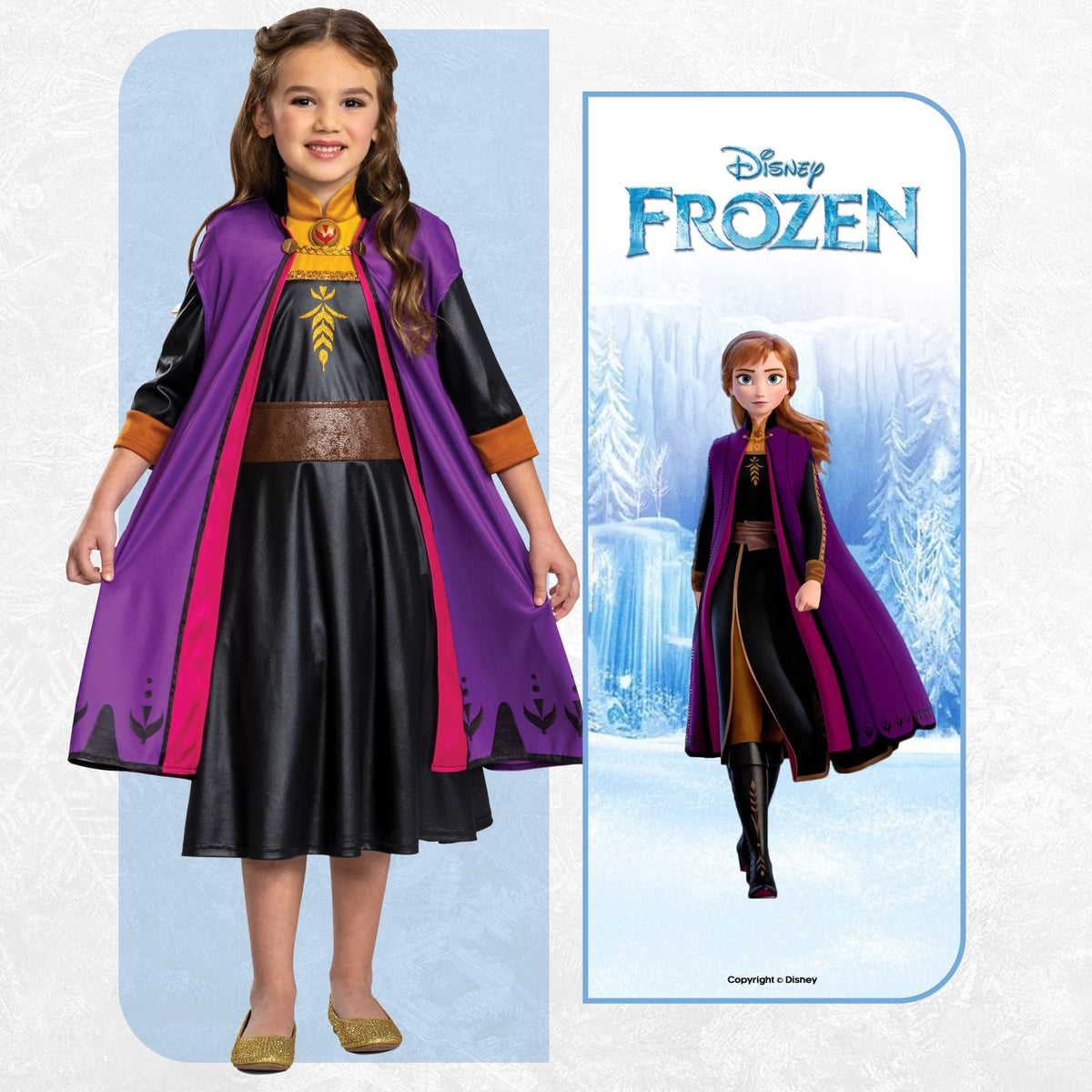 Disney Frozen 2 Anna Traveling Classic M (7-8)