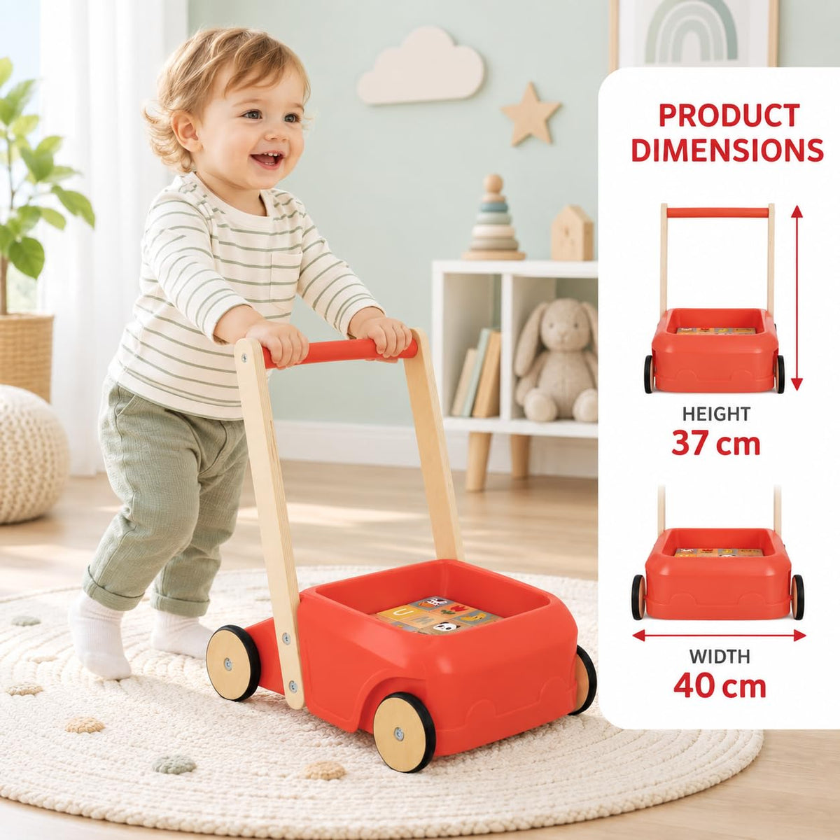 Wooden Baby Walker