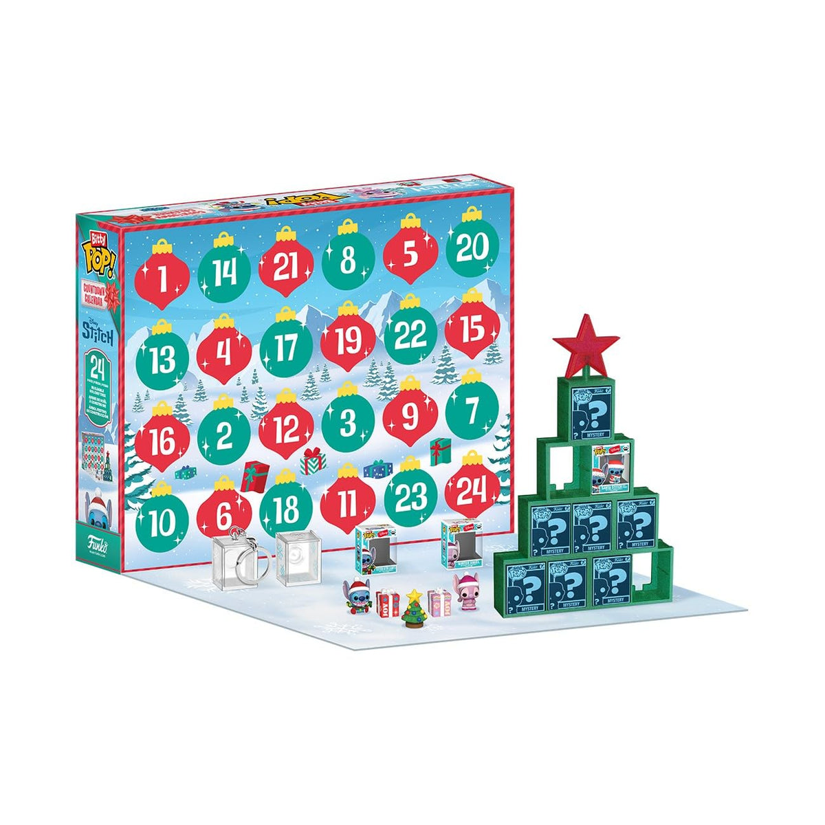 Bitty Countdown Calendar - Stitch Holiday