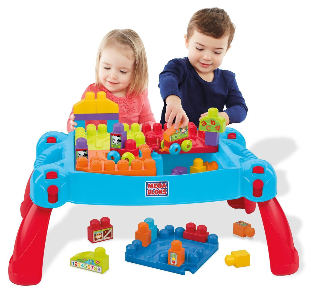Mega Bloks - Build N Learn Table (Classic)