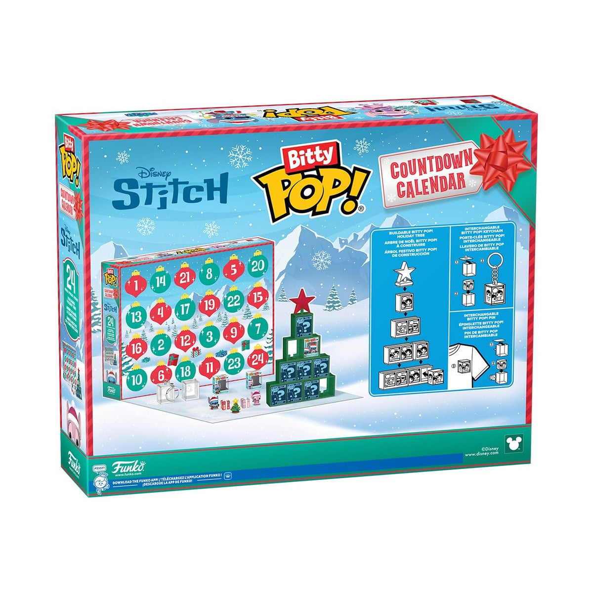 Bitty Countdown Calendar - Stitch Holiday