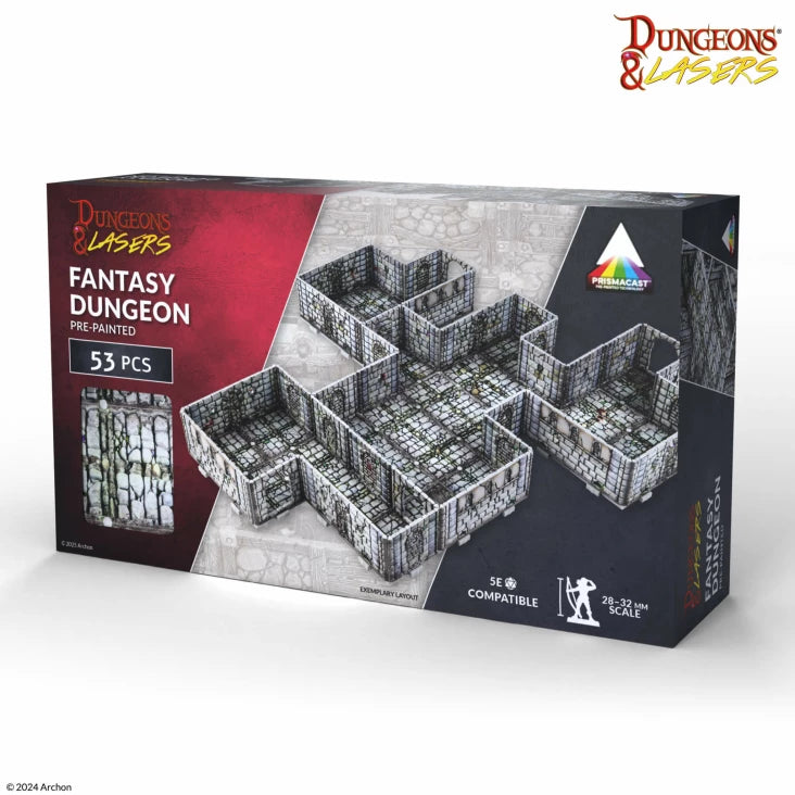 DUNGEONS & LASERS - FANTASY DUNGEON: PRE-PAINTED