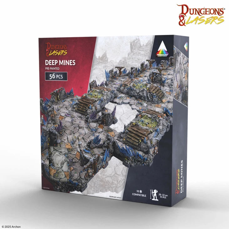 DUNGEONS & LASERS - DEEP MINES: PRE-PAINTED