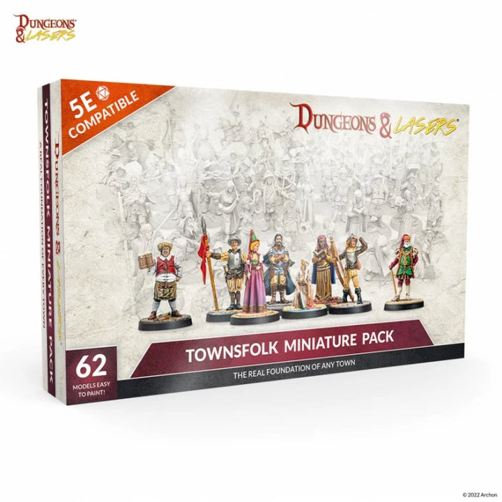 DUNGEONS & LASERS - TOWNSFOLK MINIATURE PACK