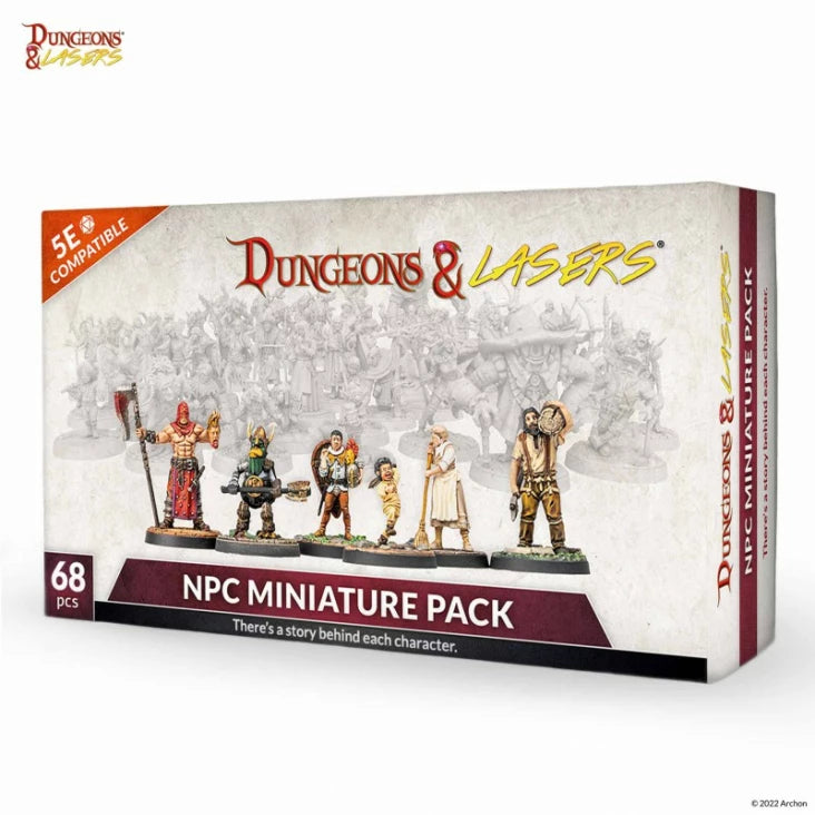DUNGEONS & LASERS - NPC MINIATURE PACK