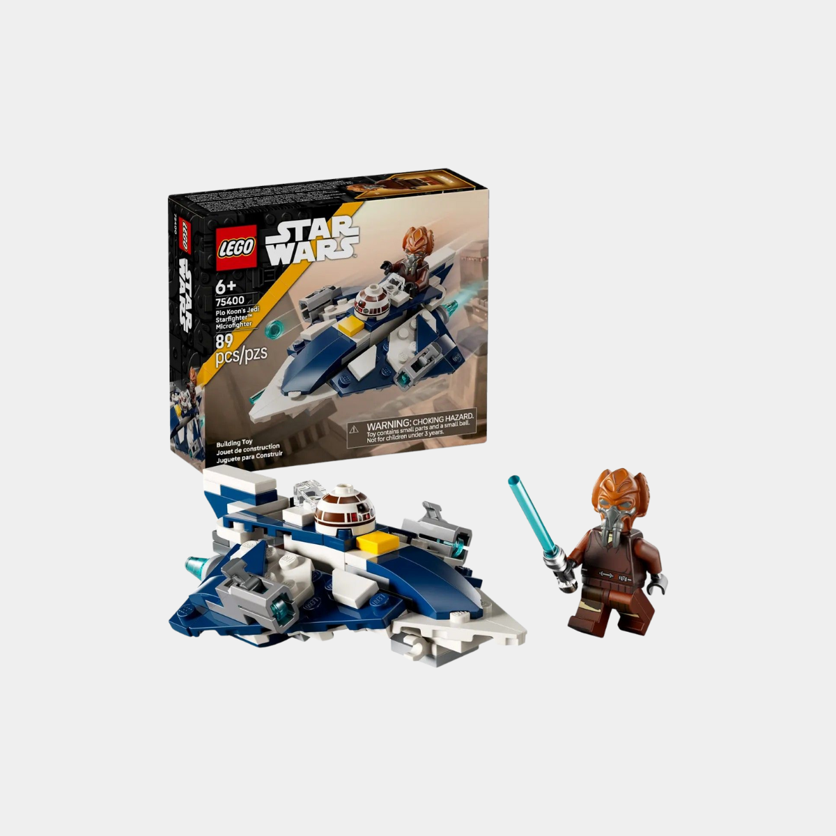 Plo Koon's Jedi Starfighter Microfighter LEGO Star Wars 75400
