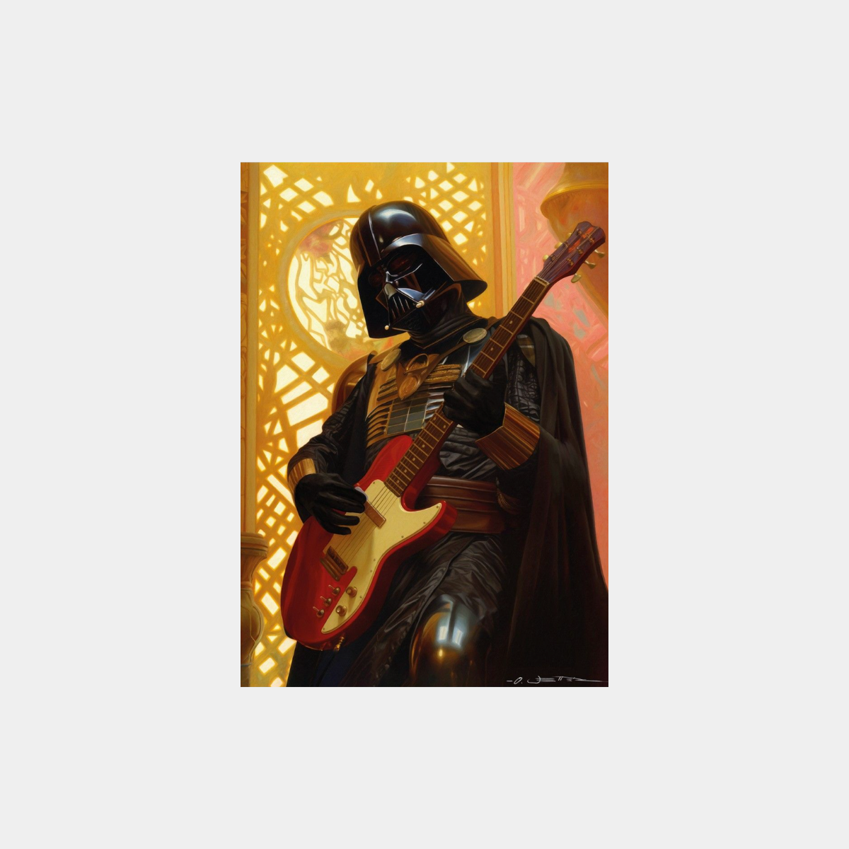 Vader Guitar - Poster A3