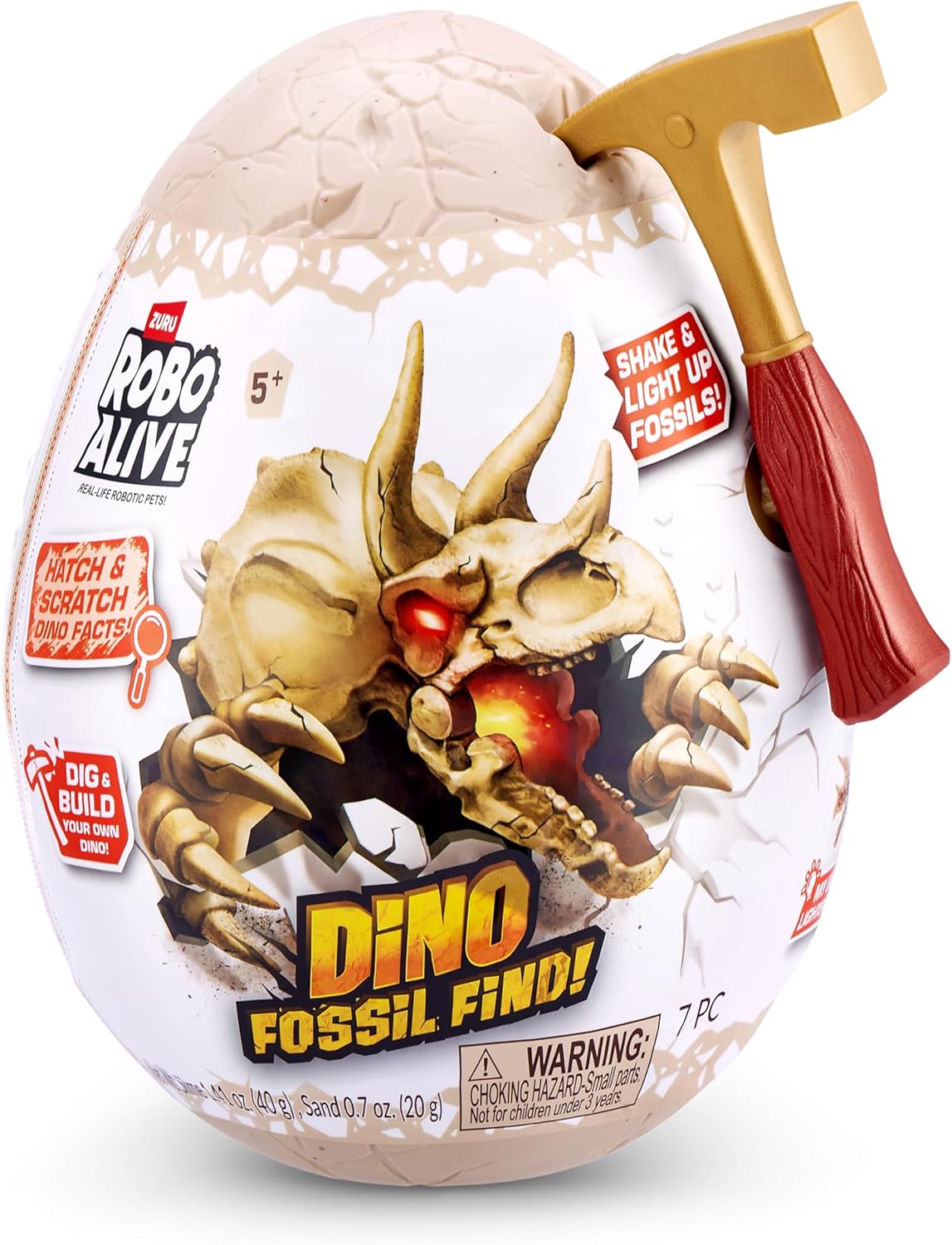 Robo Alive Dino Fossil Find Egg
