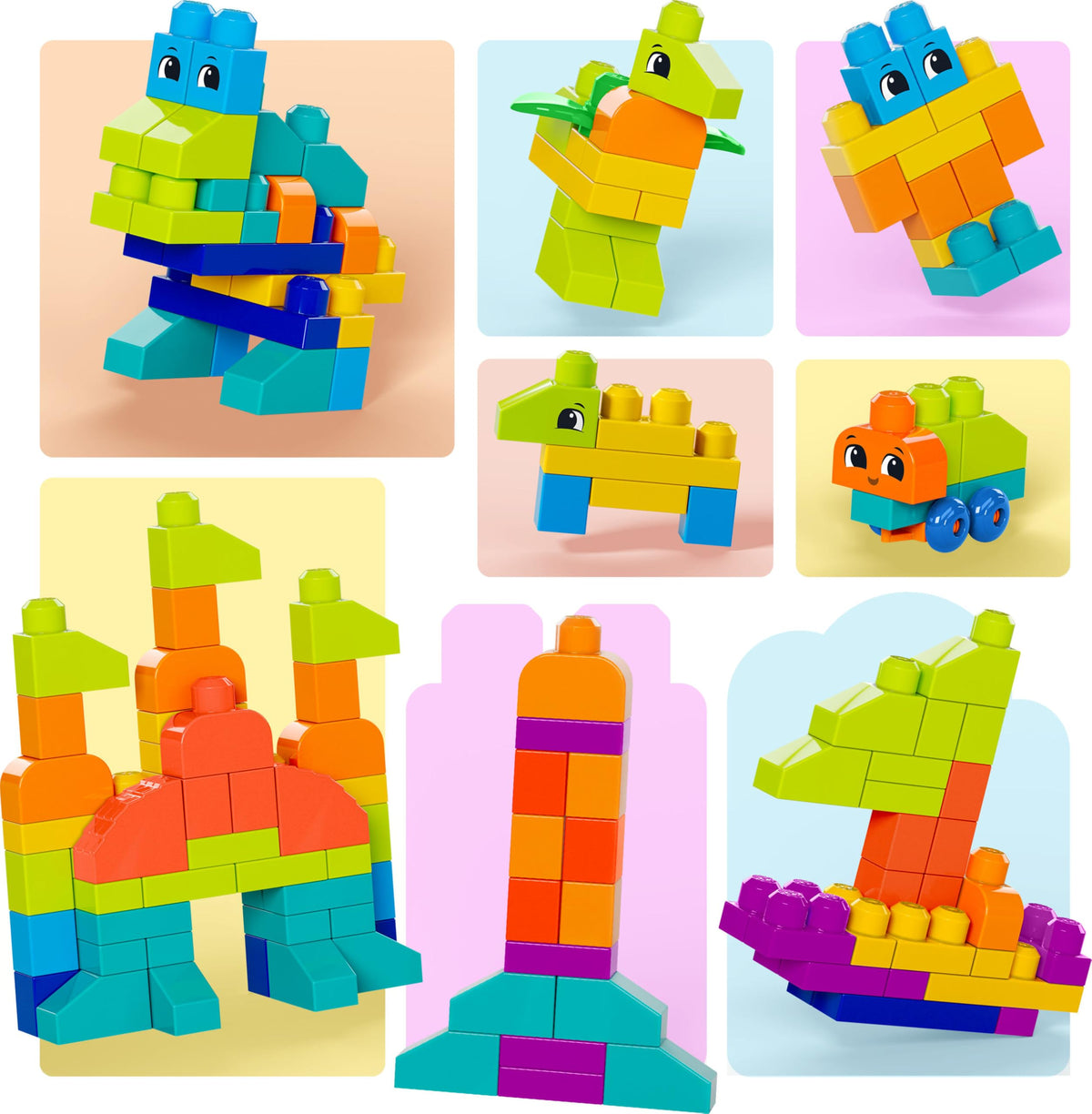 Mega Bloks Bigger Building Bag 150 Pieces