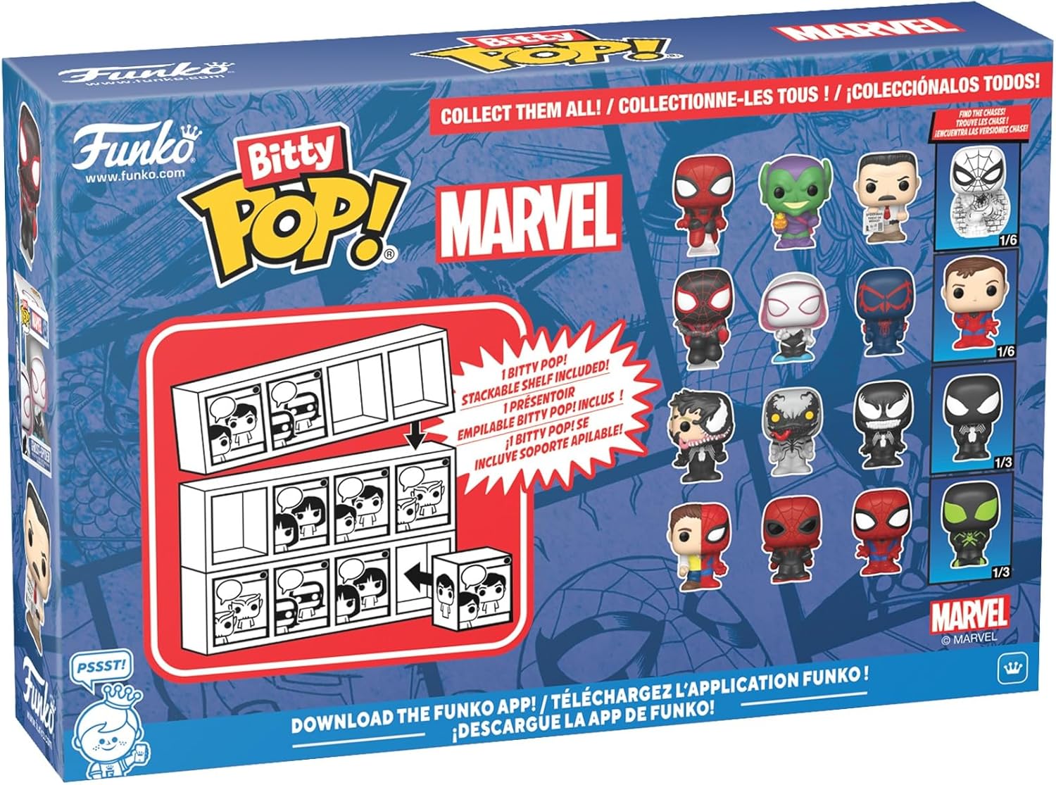 Bitty POP: Spiderman - Venom 4 Pack