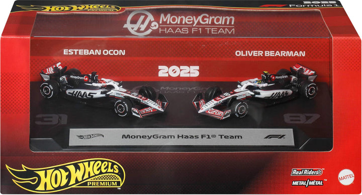 Hot Wheels Premium Formula 1 2-Pack: Haas
