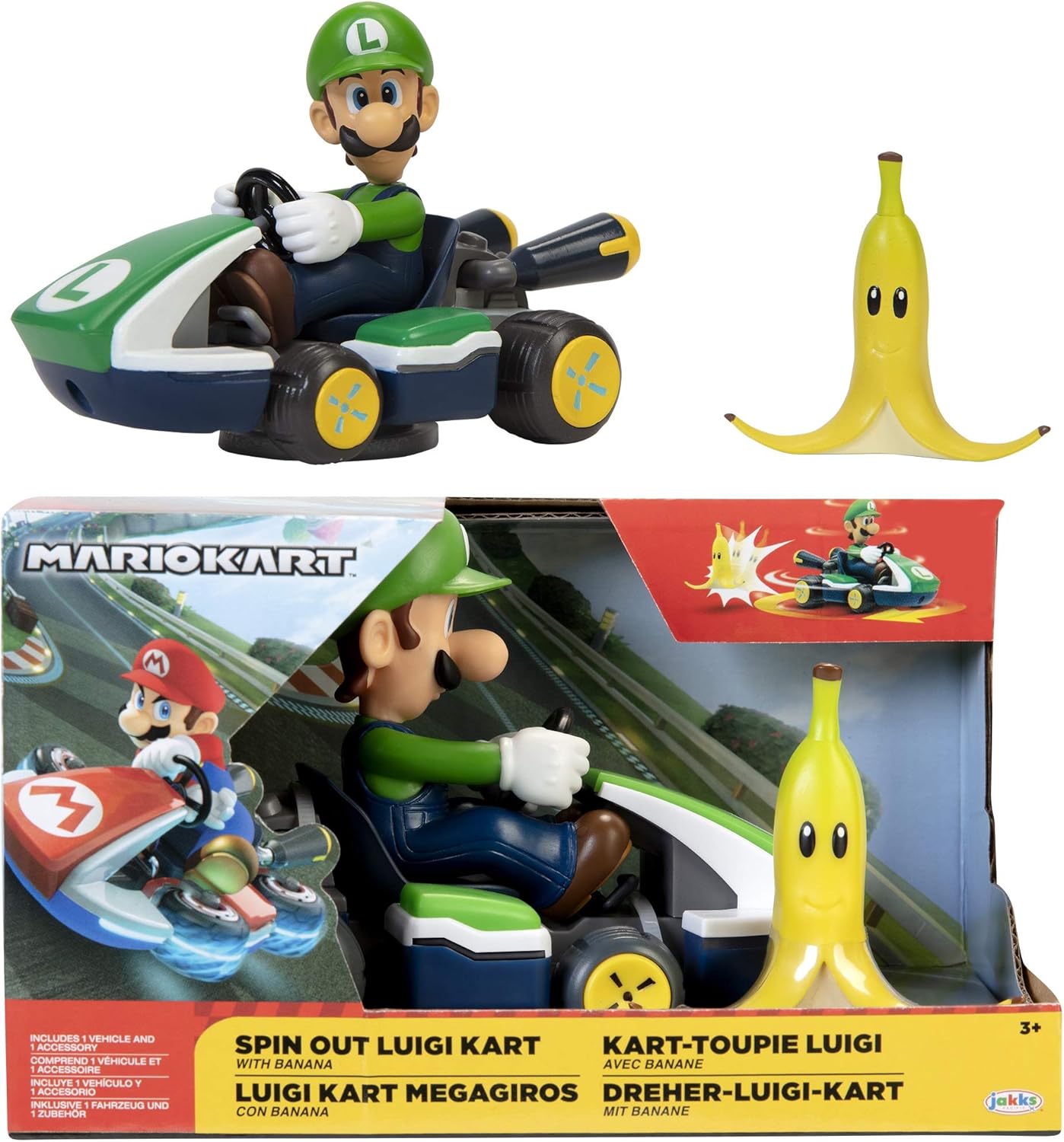 Nintendo 2.5in Spin Out Mario Kart Assortment