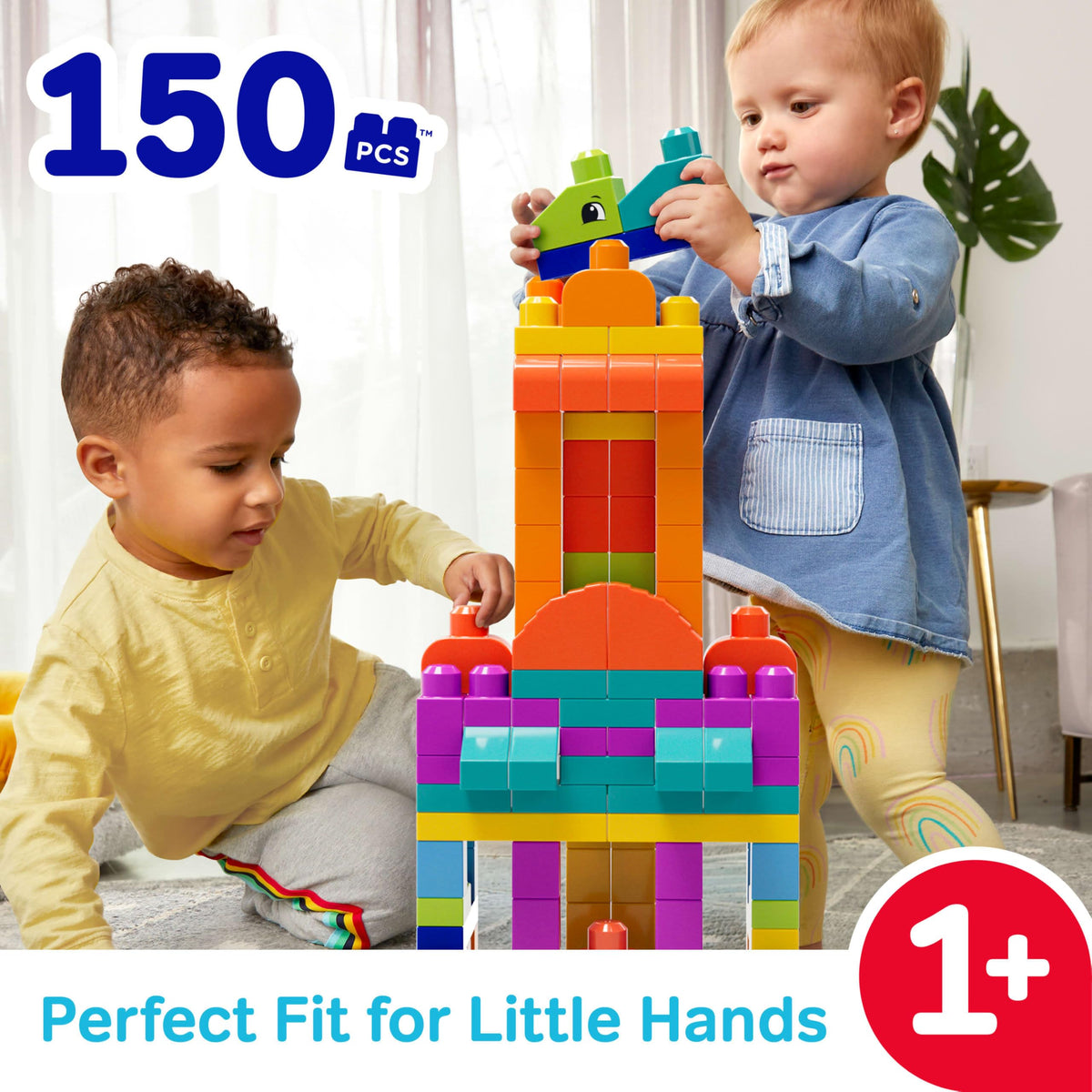 Mega Bloks Bigger Building Bag 150 Pieces