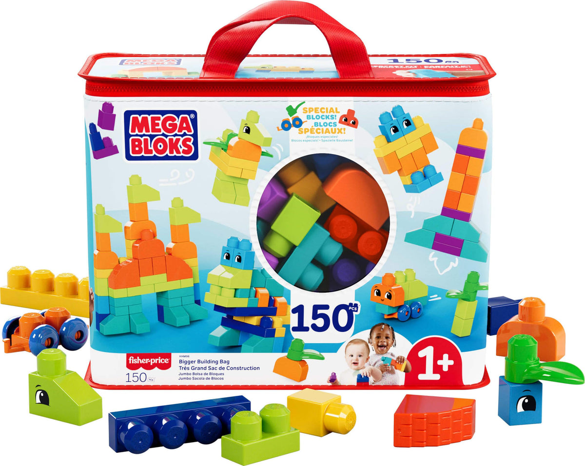 Mega Bloks Bigger Building Bag 150 Pieces