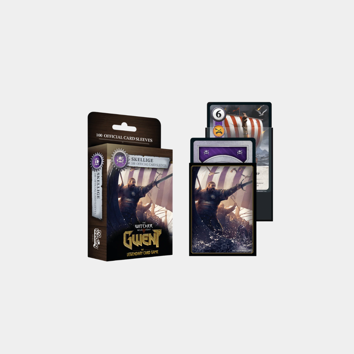 Gwent: 100 Art Sleeves - Skellige