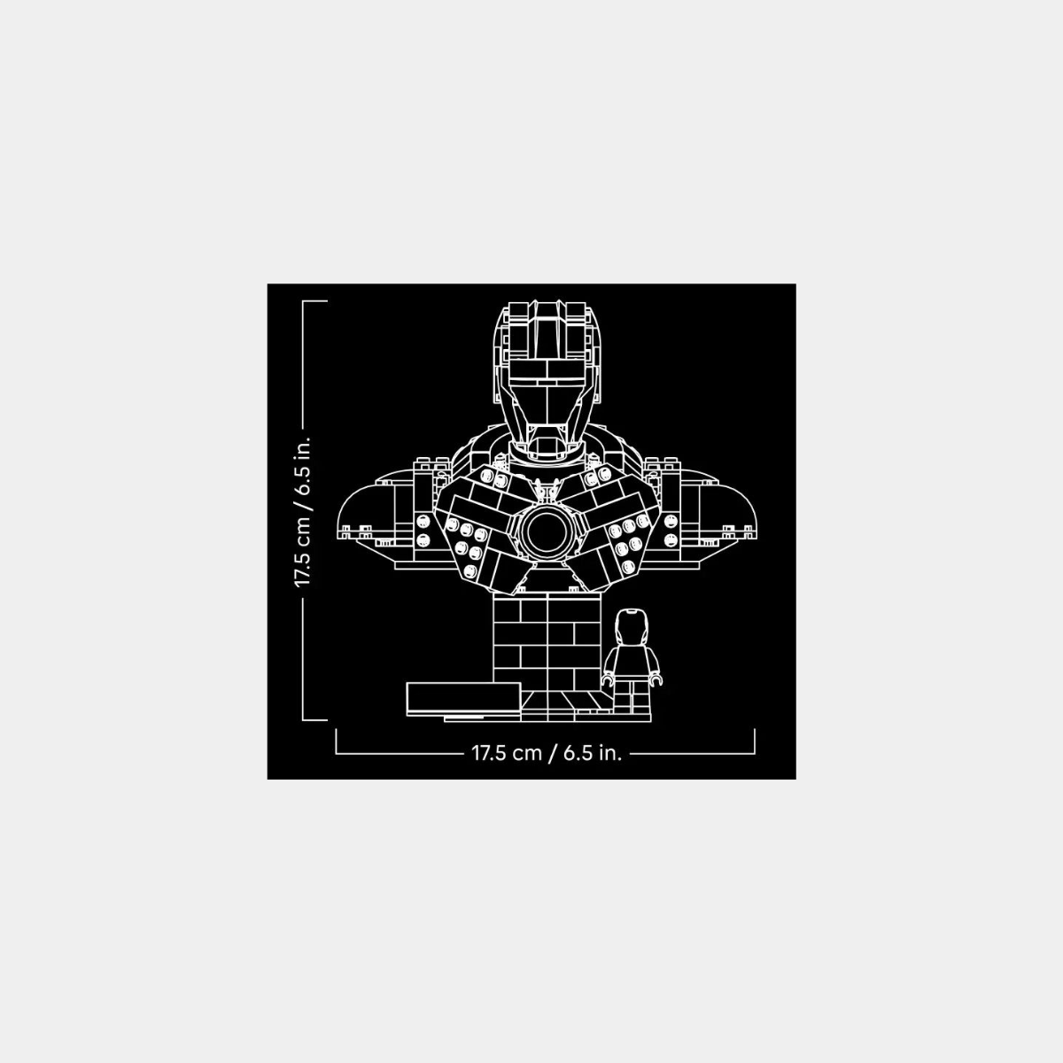 Iron Man MK4 Bust LEGO Marvel 76327