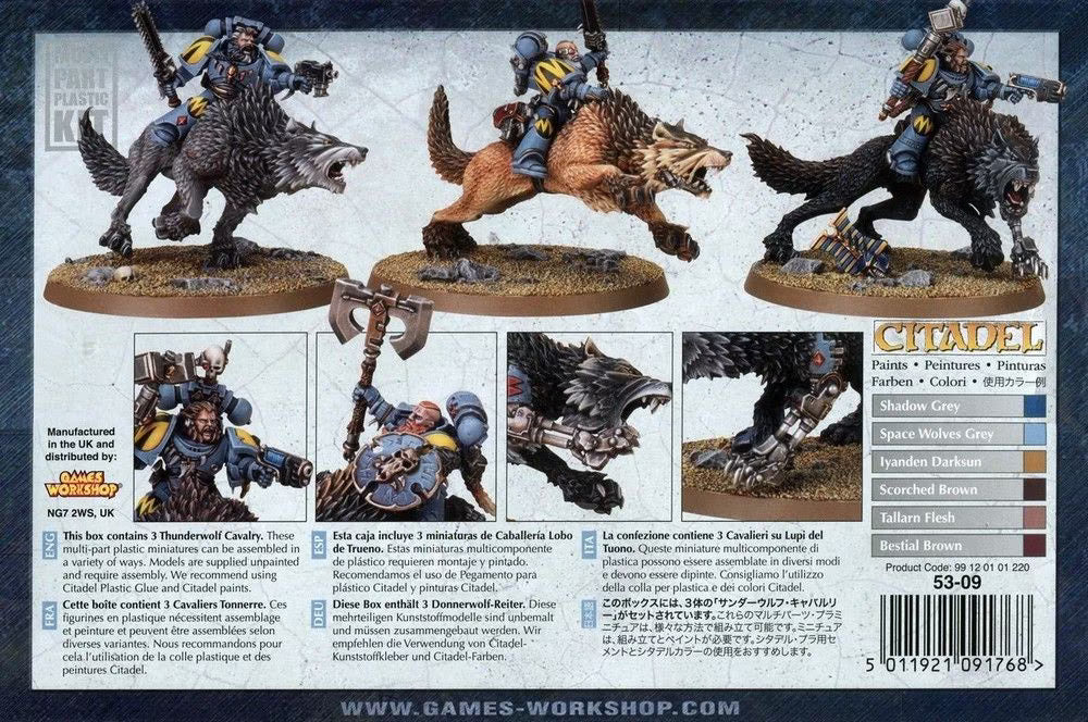 SPACE WOLVES THUNDERWOLF CAVALRY
