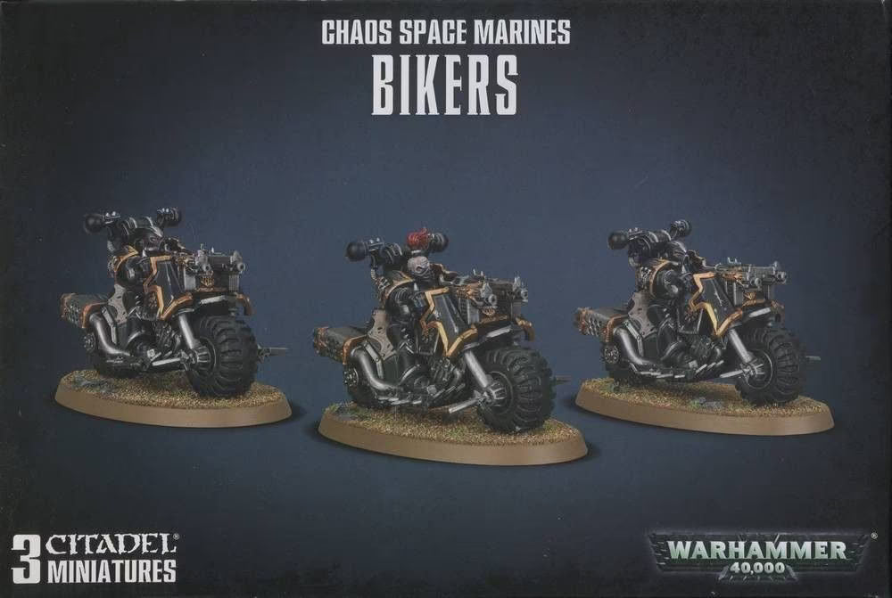 CHAOS SPACE MARINES: CHAOS BIKERS