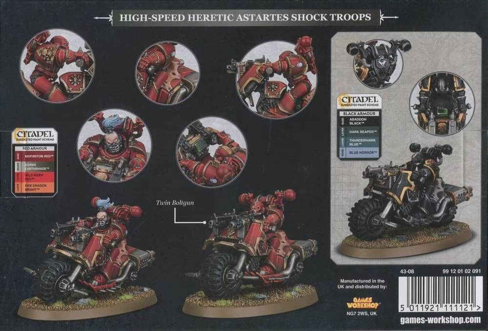 CHAOS SPACE MARINES: CHAOS BIKERS