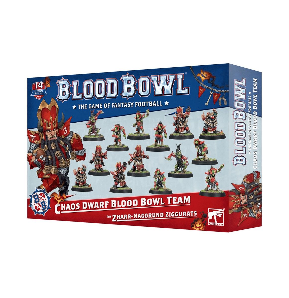 Blood Bowl: The Zharr-Naggrund Ziggurats Chaos Dwarf Team